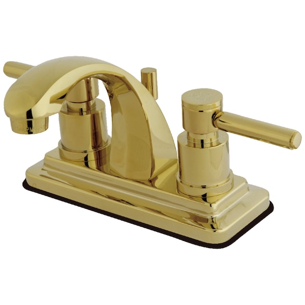 KS4642DL 4" Centerset Bathroom Faucet, Polished Brass